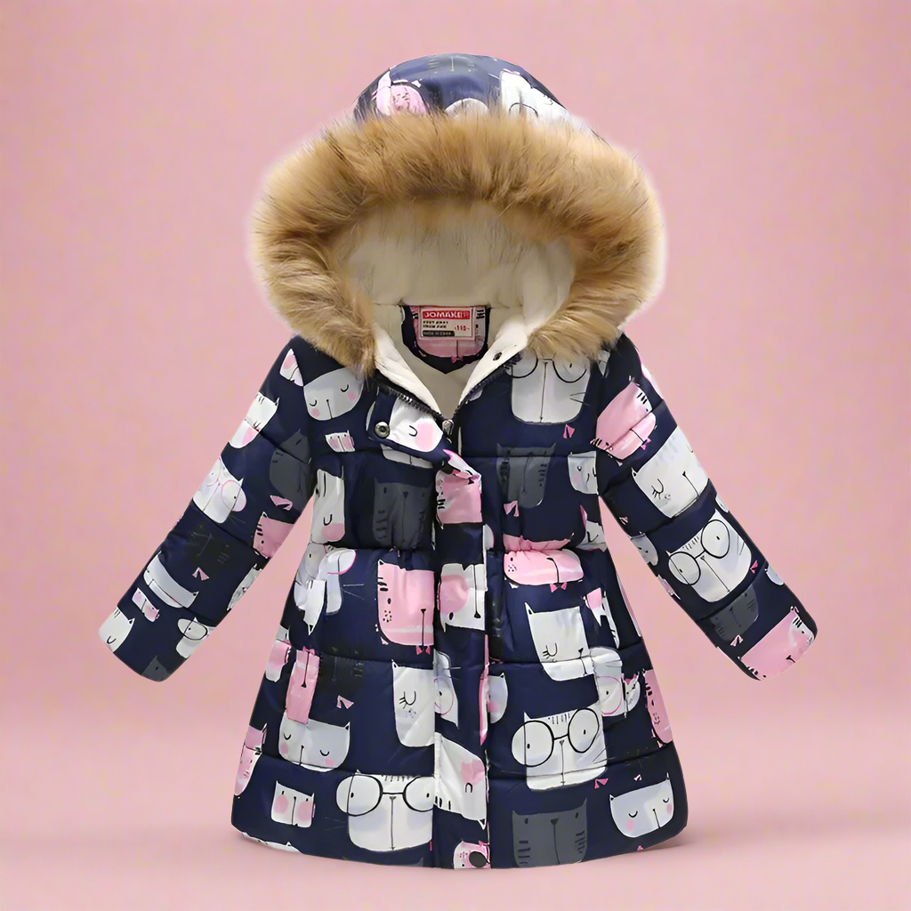 CozyTrend – Elegante y acogedor: abrigo acolchado de invierno para niñas