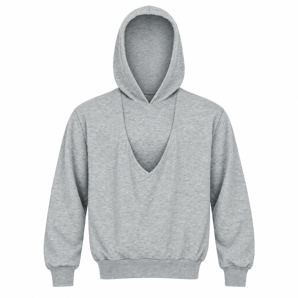 CuddleDad – Cómoda y práctica: sudadera con capucha para hombre con bolsillo tipo canguro