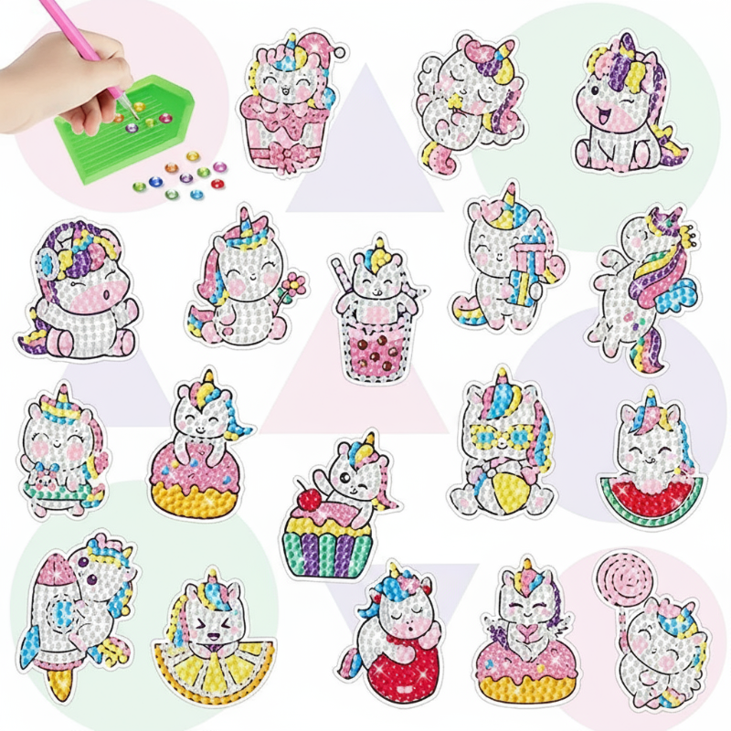 GemArt – Sombras y brillos: pegatinas para pintura con diamantes