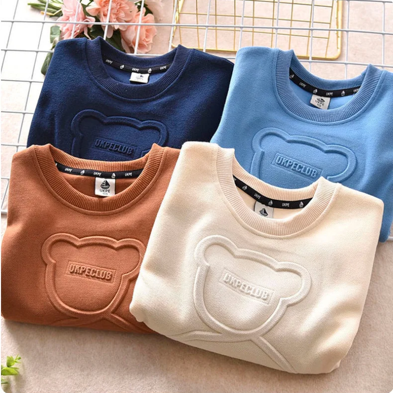 LittleCloud – Cómodo y acogedor: jersey con diseño de osos en 3D