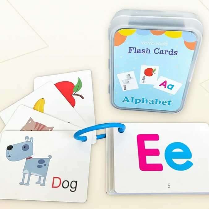 SmartyCards – Alegre y rico en lenguaje – Tarjetas educativas con palabras (inglés)