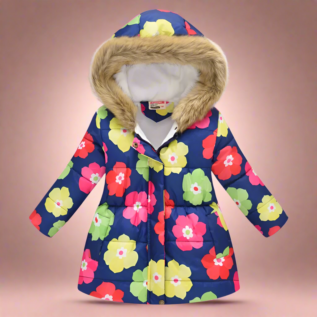 CozyTrend – Elegante y acogedor: abrigo acolchado de invierno para niñas