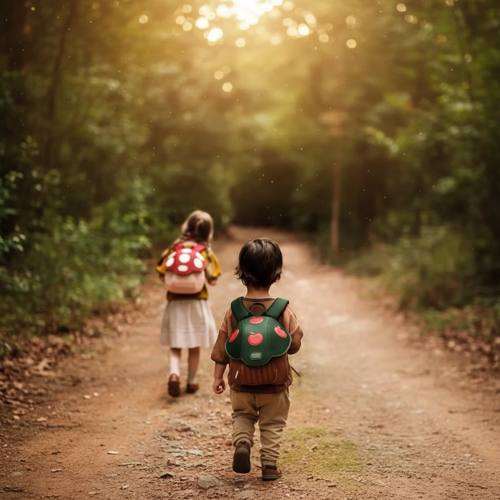 MushroomPack – Bonito y práctico: diseño de mochila infantil