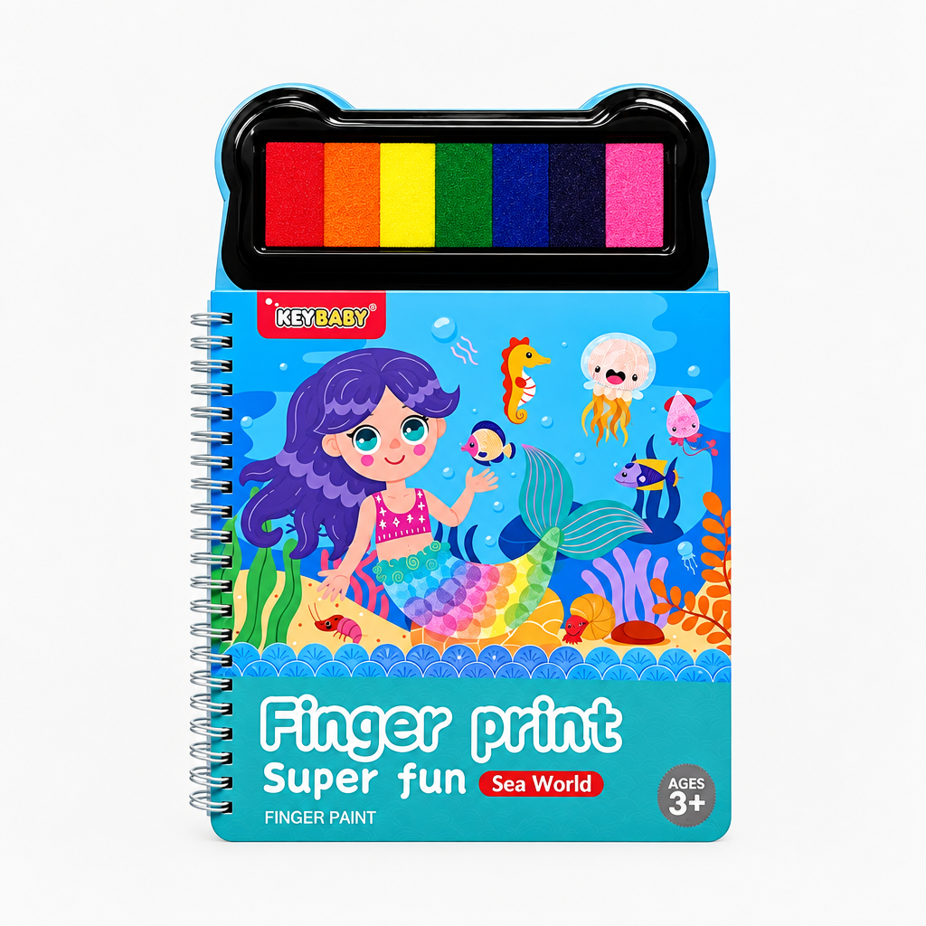 FingerArt – Creativo y colorido: libro de pinturas con los dedos para niños