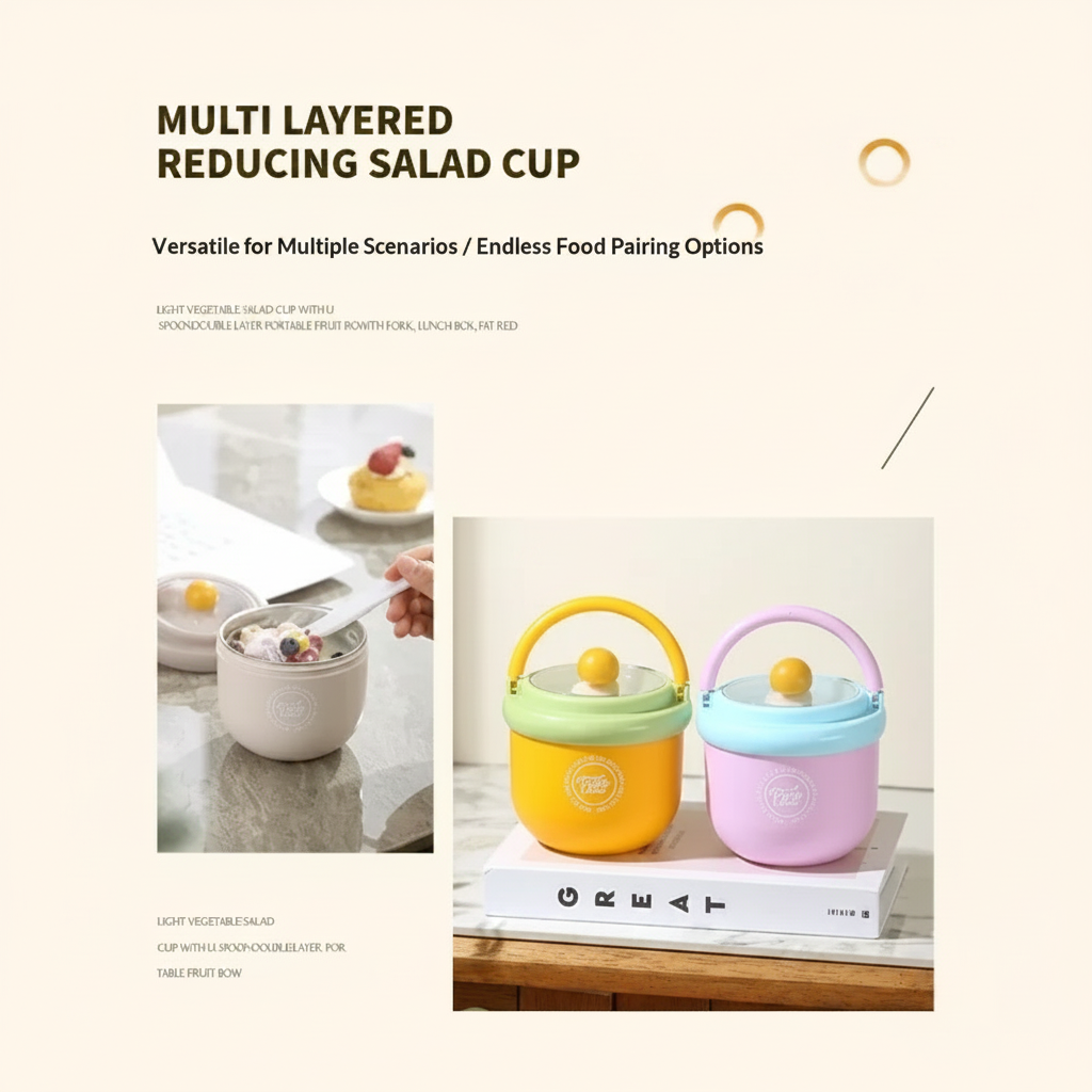MealMate – Práctico y aislante: cuenco de acero inoxidable para el almuerzo con cuchara