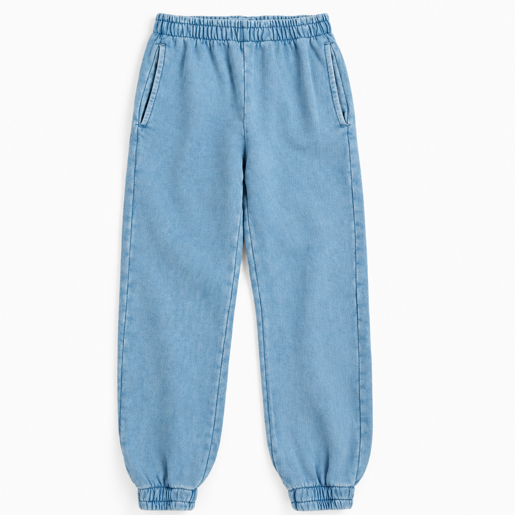 TrendStyle – A la última y cómodos: pantalones de chándal para niños estilo vaquero