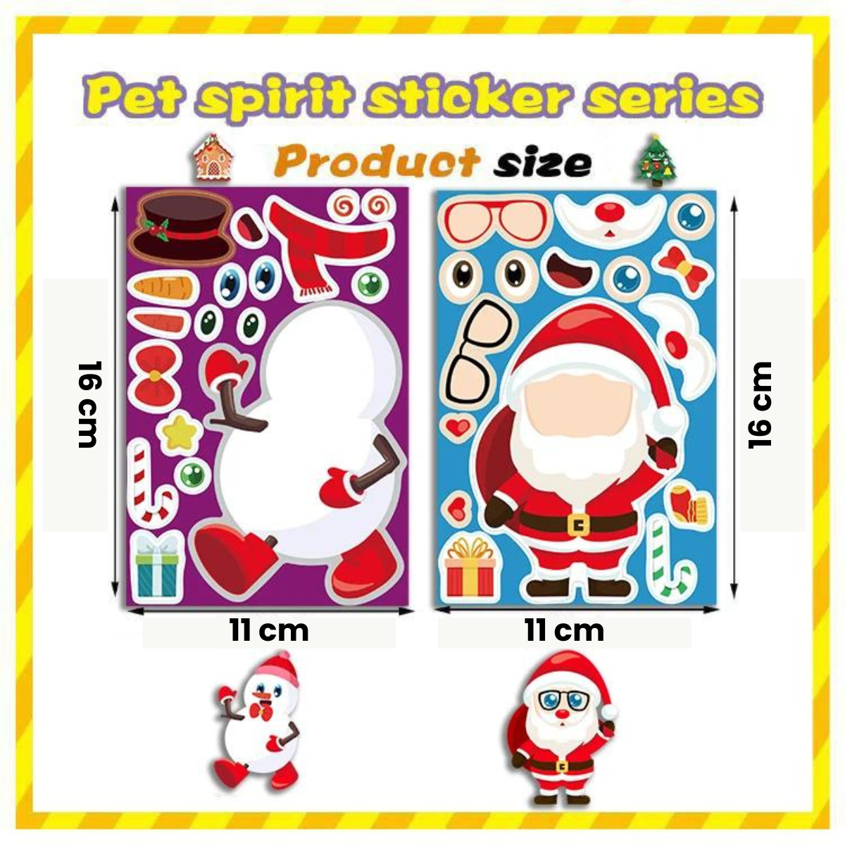 Christmas Stickerset™ - Navidad en pegatinas - Set de pegatinas navideñas