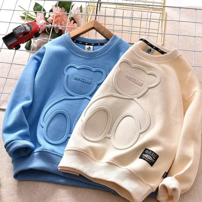 LittleCloud – Cómodo y acogedor: jersey con diseño de osos en 3D
