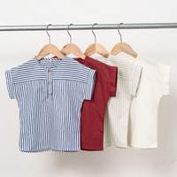 Thumbnail for LittleClassic – Elegante y cómoda: camisa de lino para niño con detalle de botones