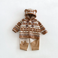 Thumbnail for LittleWarm – Acogedor y elegante: abrigo de invierno con diseño Fair Isle