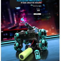 Thumbnail for CrazyWheels – Atrevido y emocionante: camión cisterna teledirigido con lanzador de bolas de gel
