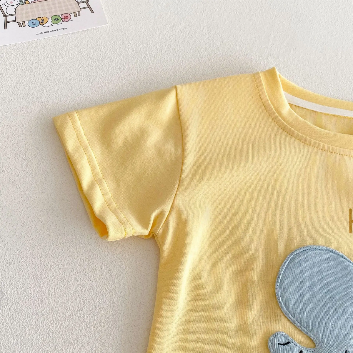 LittlePatch – Dibujos animados y diversión  – Camiseta infantil con parches de dibujos animados