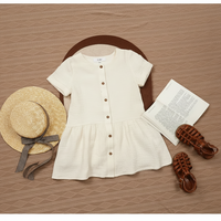 Thumbnail for LunaDress – Elegante y vaporoso: vestido infantil con corte en A