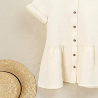 Thumbnail for LunaDress – Elegante y vaporoso: vestido infantil con corte en A
