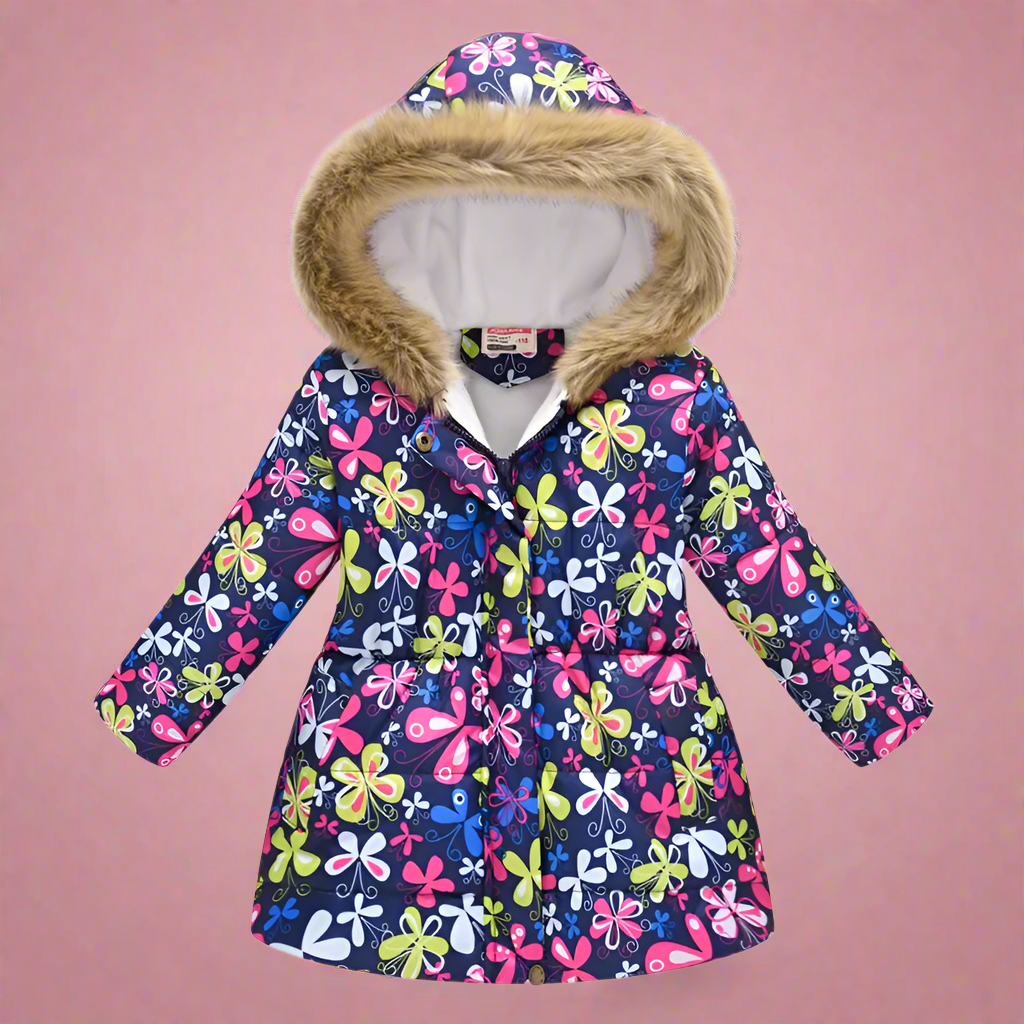 CozyTrend – Elegante y acogedor: abrigo acolchado de invierno para niñas