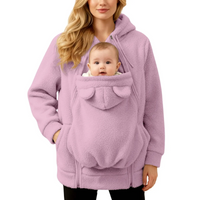 Thumbnail for MamaNest – Cálido y práctico: chaqueta 2 en 1 para mamá y bebé