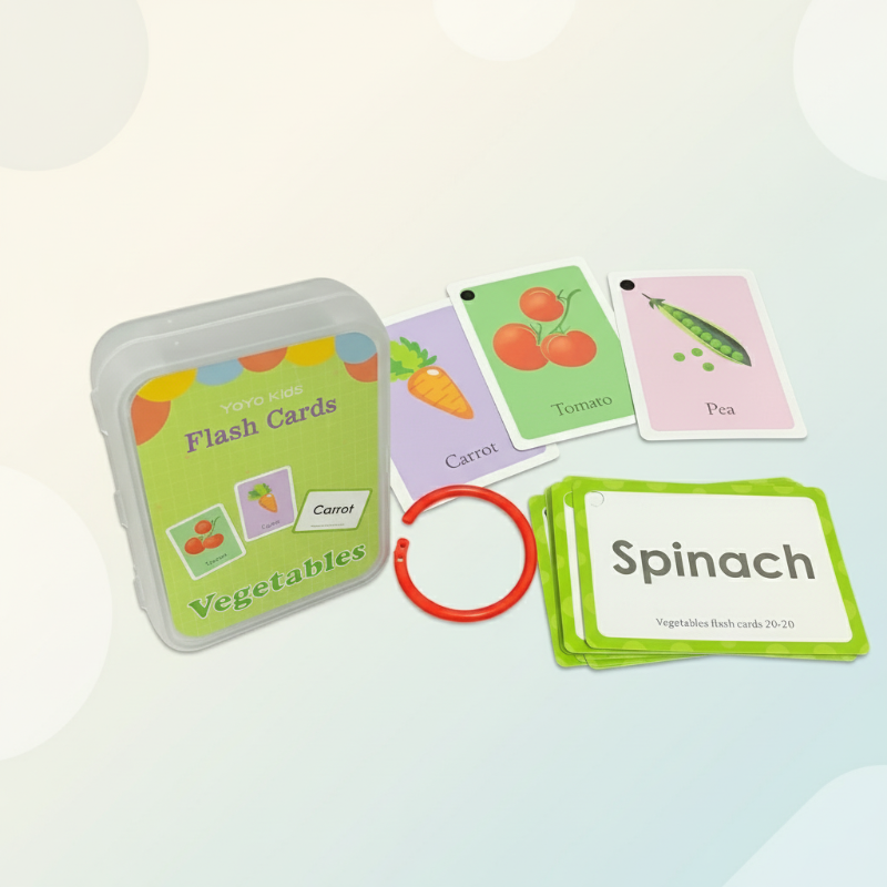 SmartyCards – Alegre y rico en lenguaje – Tarjetas educativas con palabras (inglés)