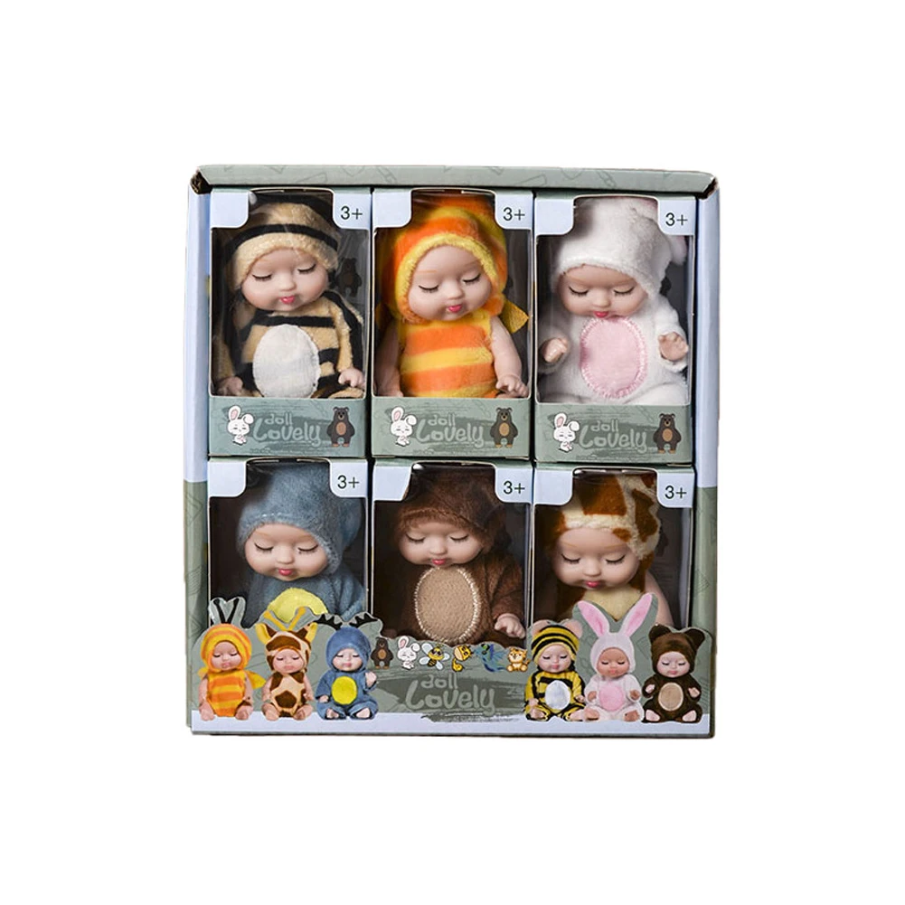 LittleDolly – Bonita y acogedora: muñequita con un alegre disfraz de animalito