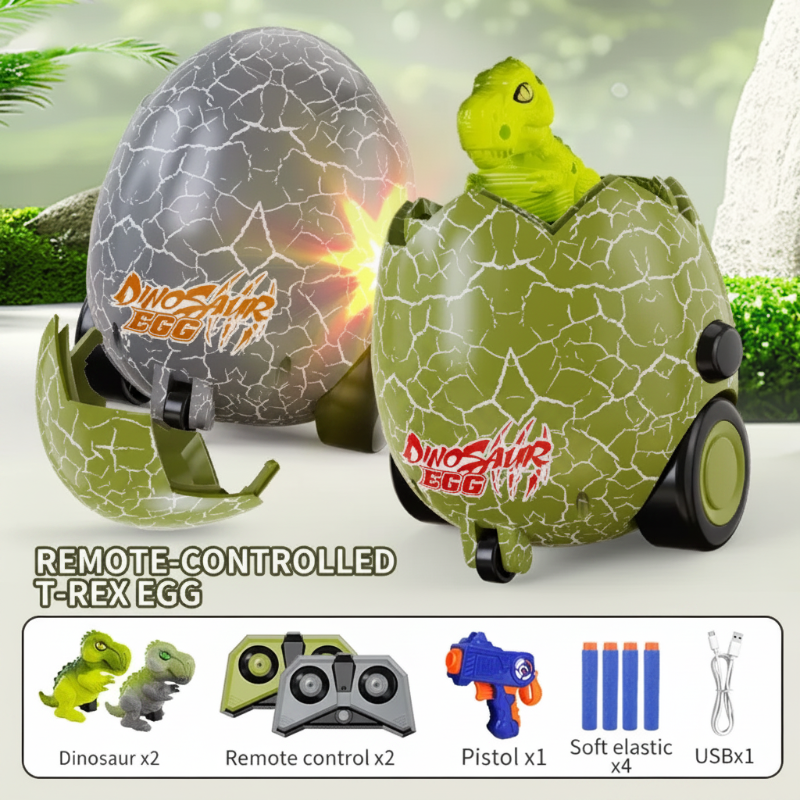 RoarPlay – Emocionante e interactivo: huevo de dinosaurio con control remoto