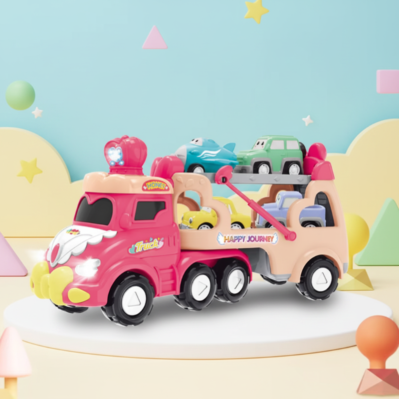 DinoDrive – Creativo y aventurero – Set de juego «Camión 5 en 1»