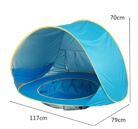 BabyShade™ | Carpa UV para días soleados - Parasol desplegable