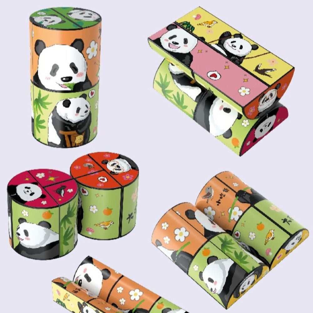 Panda Puzzle™ - Diversión educativa - Rompecabezas de Cubo