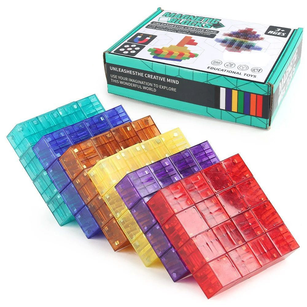 Magic Cubes - Fantasía y diversión: bloques magnéticos para construir