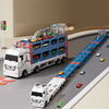 CarHauler – Divertido y lleno de aventuras – Set de juego con camión transportador de coches y coches de carreras