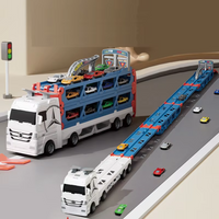 Thumbnail for CarHauler – Divertido y lleno de aventuras – Set de juego con camión transportador de coches y coches de carreras