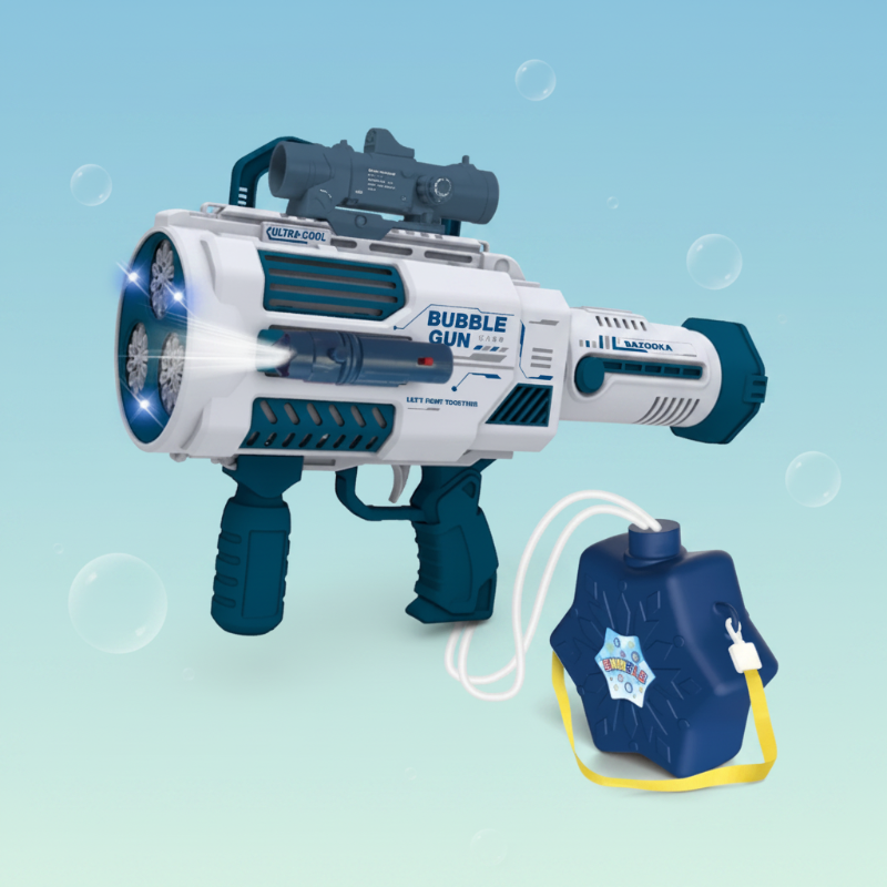 Light Up Bubble Gun – Juegos y música – Pistola de pompas de jabón