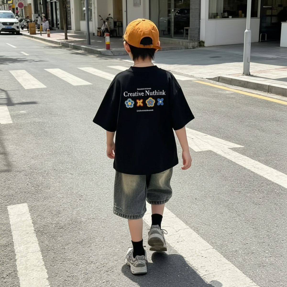 MiniStyle – Calidad y estilo: camiseta «Creative Nuthink»