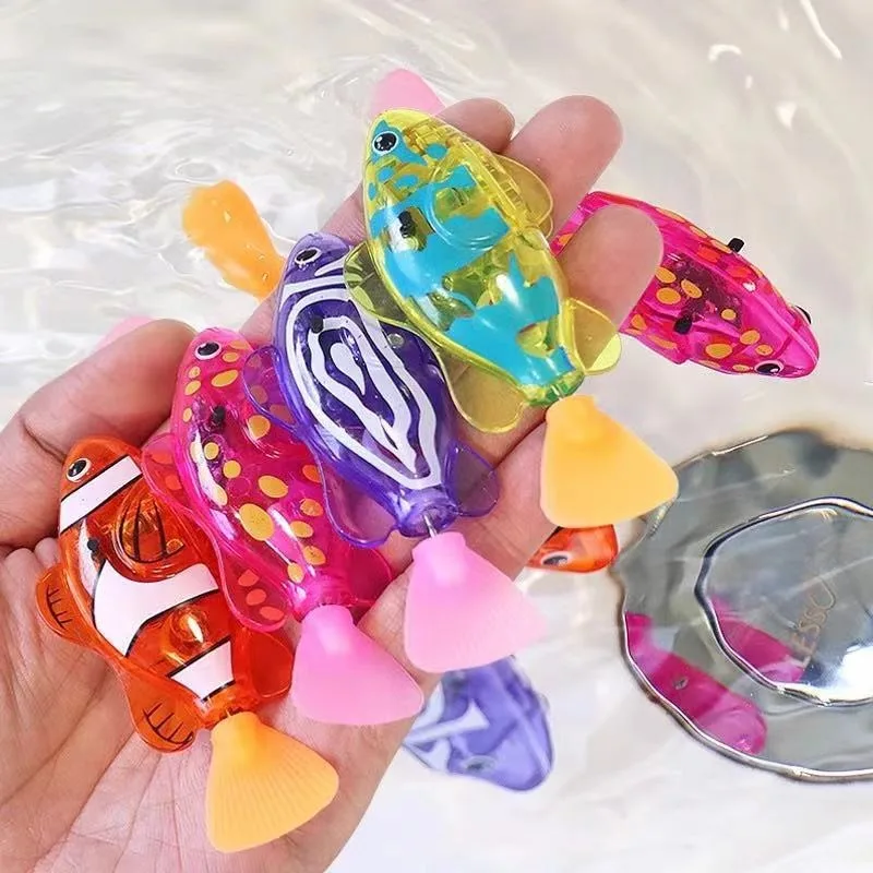 TinySwim – Diversión y movimiento: pececito de juguete electrónico con luz LED