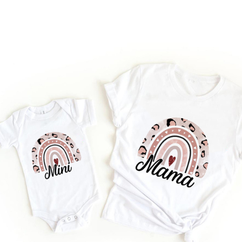 Mini Fashion™ - Mamá e hija - Set de camisa y pelele a juego