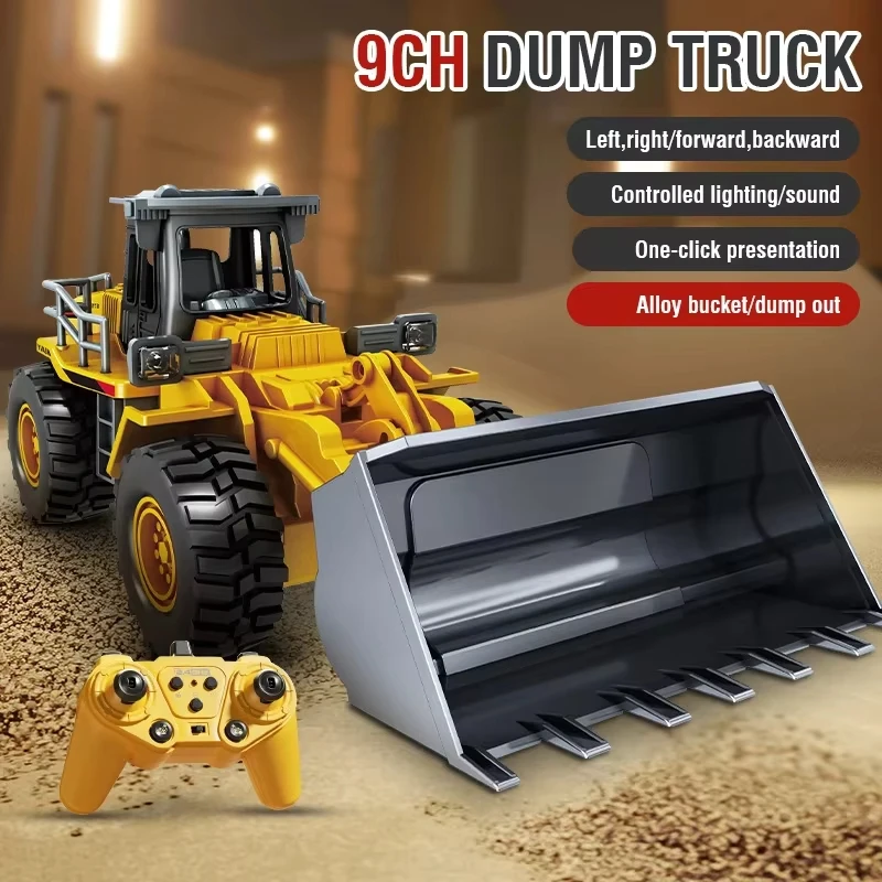 Power Machines – Realista y educativo – Vehículo de construcción con control remoto
