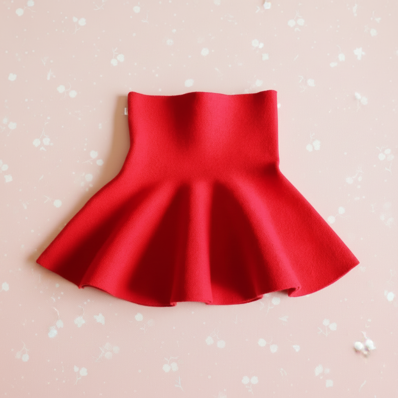 Girls Knitted Skirt – Comodidad y estilo – Falda infantil
