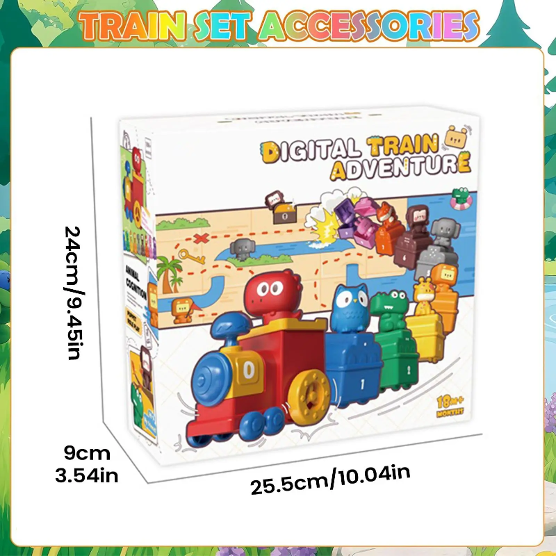 SmartTrain – Educativo y divertido – Set de tren de juguete para niños
