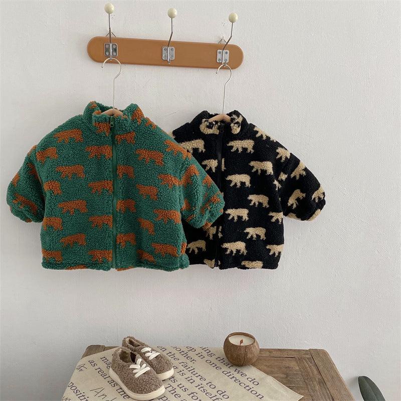 Mini Fashion™  – Extra suave y cálido: chaleco polar con ositos
