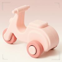 Thumbnail for Montessori Silicone Toy Car – Seguro y apto para morder: juguete de silicona con forma de vehículo para morder