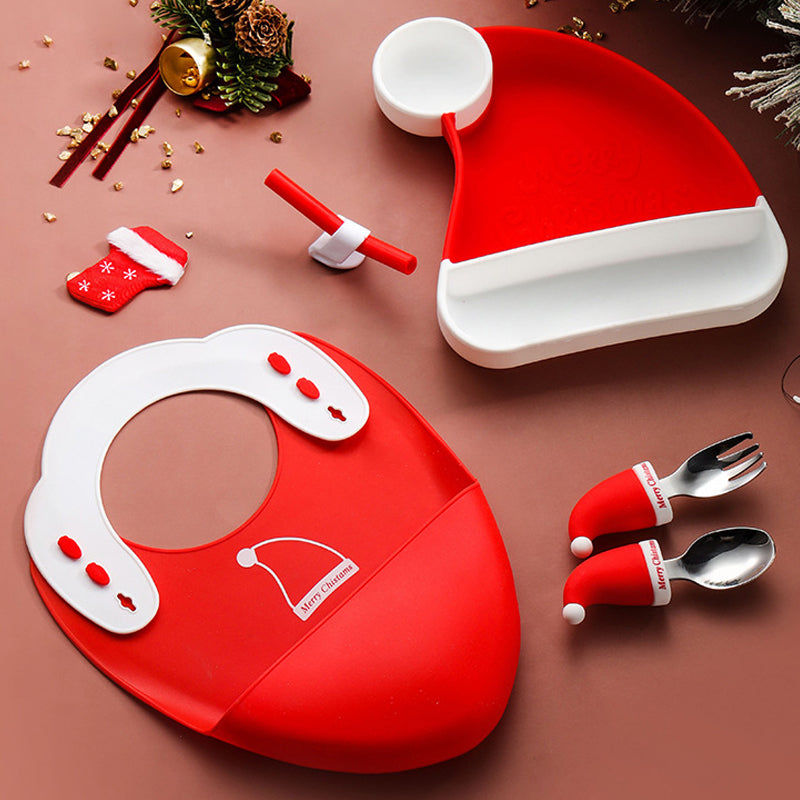 MiniMeal – Seguro y antideslizante: juego de mesa para niños con cubiertos de silicona