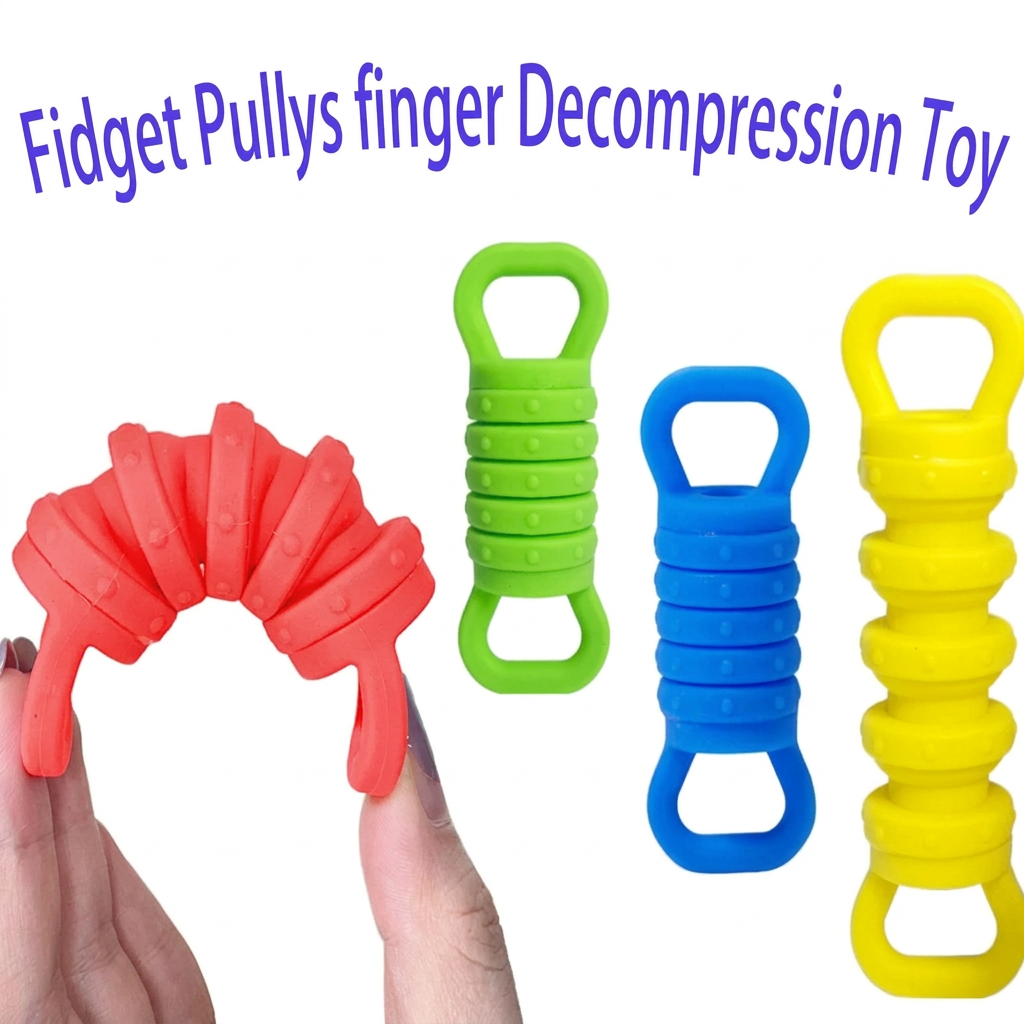 Plungy – Elásticos y sensoriales: juguetes antiestrés de silicona (juego de 4)