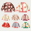 CozyCardi – Suave y cálido: chaleco de punto con bonitos estampados