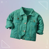Thumbnail for Candy Color Chaqueta vaquera – Chaqueta vaquera ligera para niños