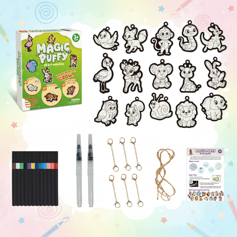 Magic Puff Paint – Creativo e interactivo: kit de manualidades con textura mágica de espuma