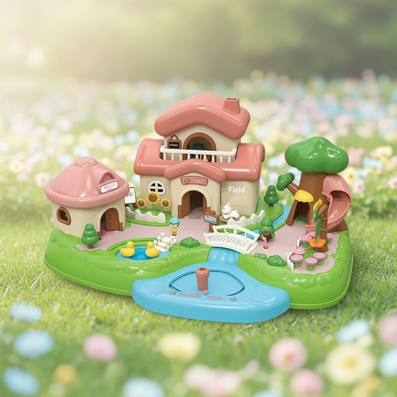 Magnetic Princess Castle – Creativo y mágico – Juego de casa de muñecas magnética