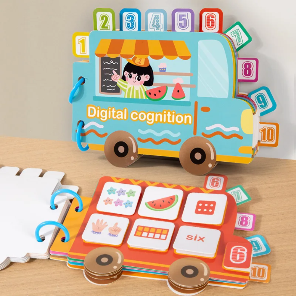 SmartCount – Educativo y lúdico – Cuaderno de números con actividades para contar