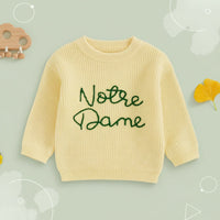 Thumbnail for WarmWeave – Cómodo y divertido: jersey «Notre Dame»