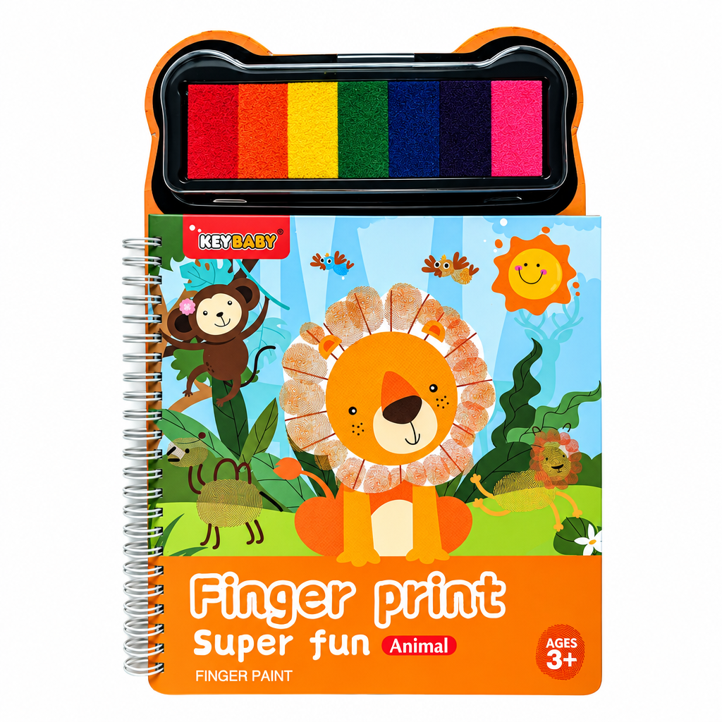 FingerArt – Creativo y colorido: libro de pinturas con los dedos para niños