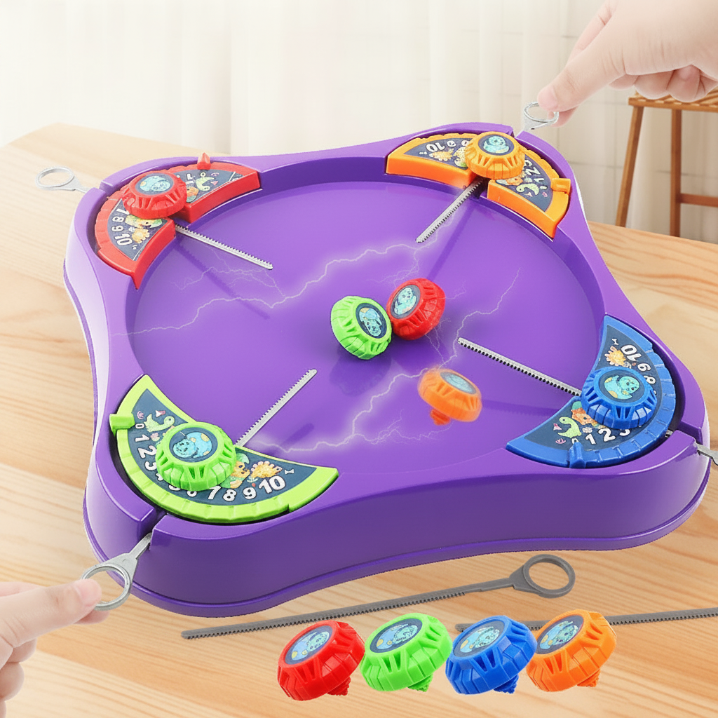 SpinArena – Activo e interactivo – Juego de peonza con cordón
