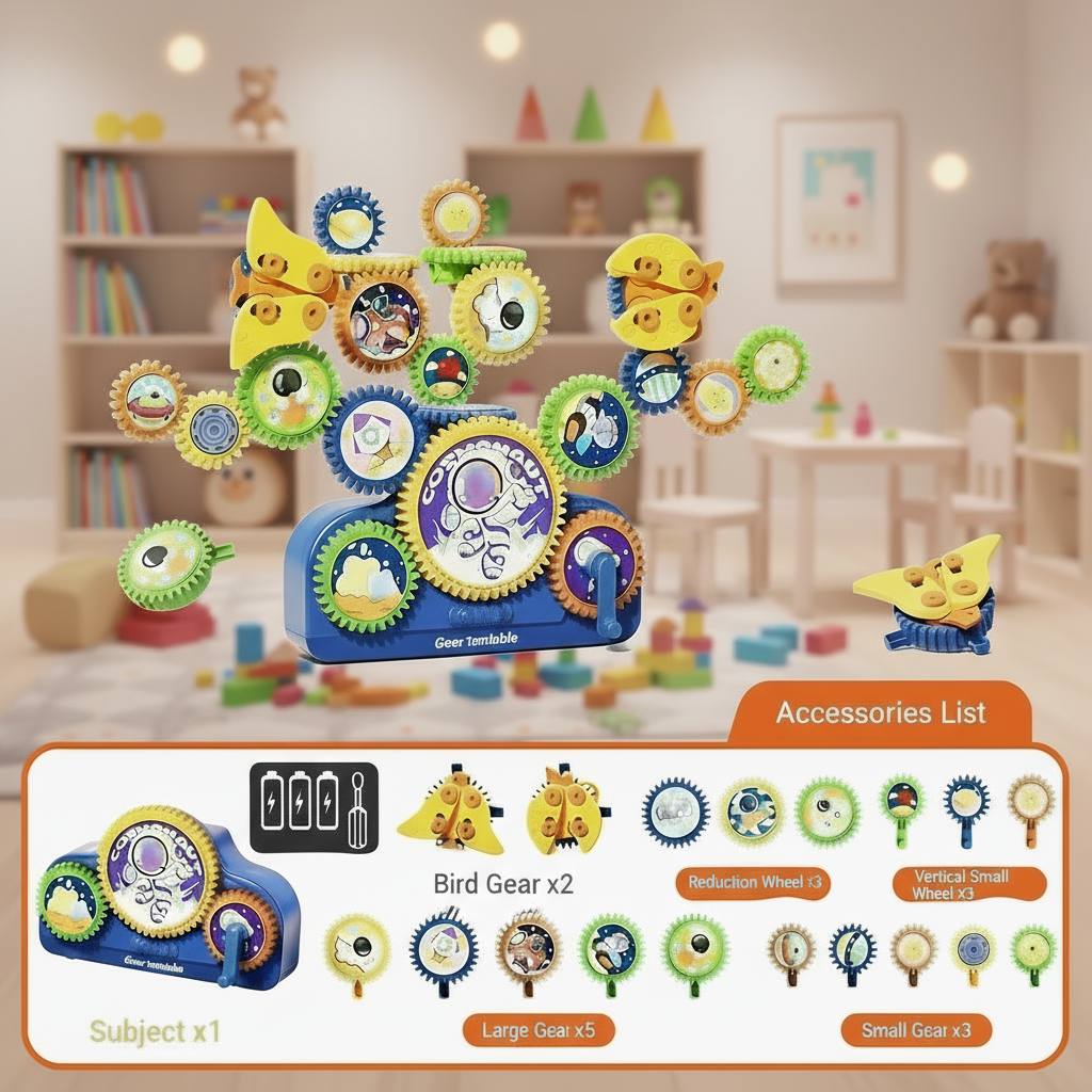 SmartGears – Educativo y divertido: juego de engranajes eléctricos en 3D