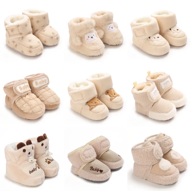 TinyBoots – Acogedoras y cómodas: zapatitos de felpa para bebés para el invierno